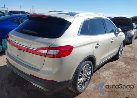 2016 Lincoln Mkx Reserve from USA, damaged, VIN 2LMPJ6LR6GBL84545